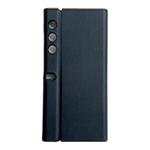 For Honor V Purse Morandi Solid Color Leather Texture Phone Case(Black)