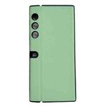 For Honor V Purse Morandi Solid Color Leather Texture Phone Case(Green)