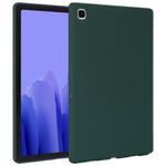 For Samsung Galaxy Tab A7 2020 / T500 Oil Spray Skin-friendly TPU Tablet Case(Deep Green)