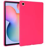 For Samsung Galaxy Tab S6 Lite P610 Oil Spray Skin-friendly TPU Tablet Case(Rose Red)