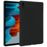 For Samsung Galaxy Tab S7 / S8 Oil Spray Skin-friendly TPU Tablet Case(Black)