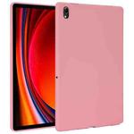 For Samsung Galaxy Tab S9 Oil Spray Skin-friendly TPU Tablet Case(Pink)