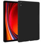 For Samsung Galaxy Tab S9 Oil Spray Skin-friendly TPU Tablet Case(Black)