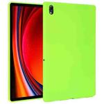 For Samsung Galaxy Tab S9 Oil Spray Skin-friendly TPU Tablet Case(Fluorescent Green)