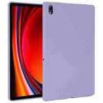 For Samsung Galaxy Tab S9 Oil Spray Skin-friendly TPU Tablet Case(Purple)
