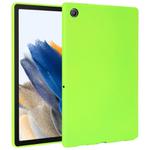 For Samsung Galaxy Tab A8 X200 Oil Spray Skin-friendly TPU Tablet Case(Fluorescent Green)