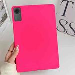 For Xiaomi Redmi Pad SE Oil Spray Skin-friendly TPU Tablet Case(Rose Red)
