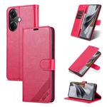 For OnePlus Nord CE3 AZNS Sheepskin Texture Flip Leather Phone Case(Red)