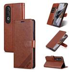 For OnePlus Nord CE4 AZNS Sheepskin Texture Flip Leather Phone Case(Brown)