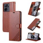 For Xiaomi 13T / Redmi K60 Ultra AZNS Sheepskin Texture Flip Leather Phone Case(Brown)