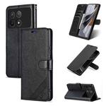 For Xiaomi Redmi K70 / K70 Pro AZNS Sheepskin Texture Flip Leather Phone Case(Black)