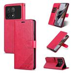 For Xiaomi Redmi K70 / K70 Pro AZNS Sheepskin Texture Flip Leather Phone Case(Red)