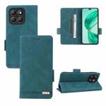 For Honor X8b Magnetic Clasp Flip Leather Phone Case(Green)