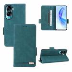 For Honor X50i / 90 Lite Magnetic Clasp Flip Leather Phone Case(Green)