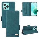 For Honor 400 Lite Global Magnetic Clasp Flip Leather Phone Case(Green)