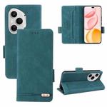 For Honor 400 Pro Global 160.8mm Magnetic Clasp Flip Leather Phone Case(Green)