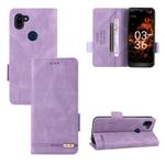For Orbic Fun+ 4G Magnetic Clasp Leather Phone Case(Purple)
