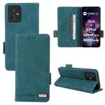 For Motorola Moto G54 5G Magnetic Clasp Leather Phone Case(Green)