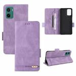 For Motorola Moto G05 / E15 Magnetic Clasp Leather Phone Case(Purple)