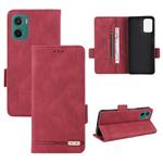 For Motorola Moto G05 / E15 Magnetic Clasp Leather Phone Case(Red)