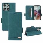 For Motorola Moto G56 / G66j / G66y 5G Magnetic Clasp Leather Phone Case(Green)