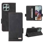 For Motorola Moto G56 / G66j / G66y 5G Magnetic Clasp Leather Phone Case(Black)