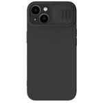 For iPhone 15 Plus NILLKIN CamShield Liquid Silicone Phone Case(Black)