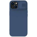 For iPhone 15 Plus NILLKIN CamShield Liquid Silicone Phone Case(Blue)