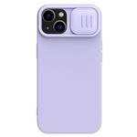 For iPhone 15 Plus NILLKIN CamShield Liquid Silicone Phone Case(Purple)
