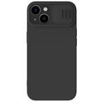 For iPhone 15 NILLKIN CamShield Liquid Silicone Phone Case(Black)