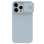 For iPhone 15 Pro NILLKIN CamShield Liquid Silicone Phone Case(Grey)