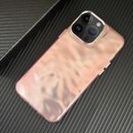 For iPhone 12 Pro 3D IMD Water Ripple TPU + Acrylic Electroplated Phone Case(Pink)