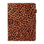 For iPad Pro 11 (2020) Colored Drawing Pattern Horizontal Flip PU Leather Tablet Case with Holder & Card Slot & Sleep / Wake-up Function(Yellow Leopard)