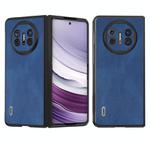 For Huawei Mate X5 ABEEL Retro Texture PU Phone Case(Blue)
