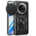 For OPPO F27 Pro / F27 Pro+ Global Sliding Camera Cover Design TPU Hybrid PC Phone Case(Black)