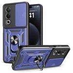 For OPPO A3 Pro 5G India / A80 5G Sliding Camera Cover Design TPU+PC Phone Case(Blue)