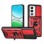 For OPPO A5 5G Global Sliding Camera Cover Design TPU+PC Phone Case(Red)