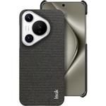 For Huawei Pura 70 imak Ruiyi Series Cloth Texture PU + PC Phone Case(Black)