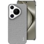 For Huawei Pura 70 imak Ruiyi Series Cloth Texture PU + PC Phone Case(Light Grey)