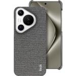 For Huawei Pura 70 imak Ruiyi Series Cloth Texture PU + PC Phone Case(Dark Grey)