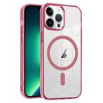 For iPhone 13 Pro Ice Color Magnetic Series PC + Acrylic Magsafe Phone Case(Pink)