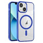 For iPhone 13 Ice Color Magnetic Series PC + Acrylic Magsafe Phone Case(Blue)
