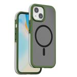 For iPhone 15 WIWU ZKK-012 Airbag Skin Feel MagSafe Phone Case(Green)