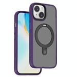 For iPhone 15 Plus WIWU ZMM-010 Airbag Skin Feel MagSafe Phone Case(Purple)