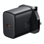 JOYROOM JR-TCF11 25W USB-C / Type-C Port Fast Charger, Specification:UK Plug(Black)