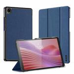 For Lenovo Tab K9 / Tab One DUX DUCIS Domo Series Magnetic Flip Leather Tablet Case(Blue)