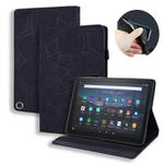 For Amazon Kindle Fire Max 11 2023 Calf Texture Embossed Leather Tablet Case(Black)