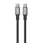 WK WDC-17 100W USB-C/Type-C to USB-C/Type-C Silicone Data Cable, Length: 1.2m(Black)