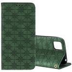 For Huawei Y5p (2020) / Honor 9S Lucky Flowers Embossing Pattern Magnetic Horizontal Flip Leather Case with Holder & Card Slots(Dark Green)