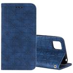 For Huawei Y5p (2020) / Honor 9S Lucky Flowers Embossing Pattern Magnetic Horizontal Flip Leather Case with Holder & Card Slots(Dark Blue)